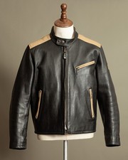 Vintage Schott Cafe Racer Leather Jacket LC BL71