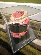 Jenson Button 2014 F1 Helmet - Papa Smurf - Spark 1/5 Scale Model 