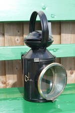 A BR 3 aspect railway handlamp
