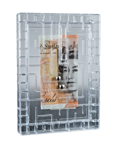 Gift card money - maze, puzzle