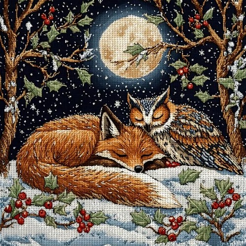 Fox owl printed - fox, count