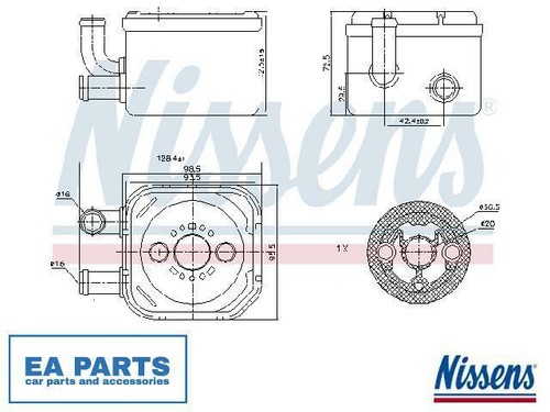Oil cooler engine - oil, cooler,