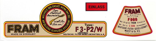 Vintage fram oil - vintage, f3-p