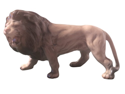 Large ceramic melba ware lion - melba,