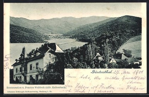 Güntersthal freiburg - ak,