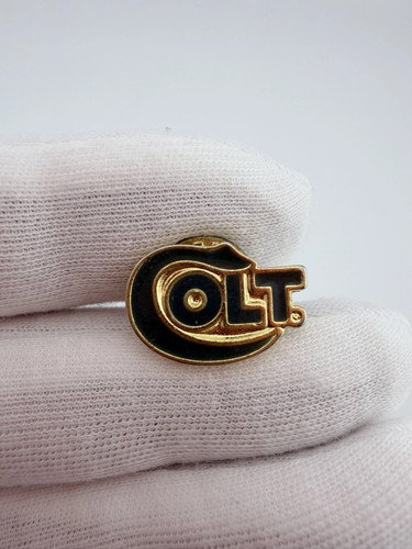 Colt firearms logo lapel pin - colt,