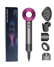 LEAFLESSS Hair Dryer Super For Women (Purple/Grey) Condition Box UK SUPERSONIC