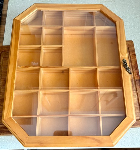 Octagon curio cabinet - curio,
