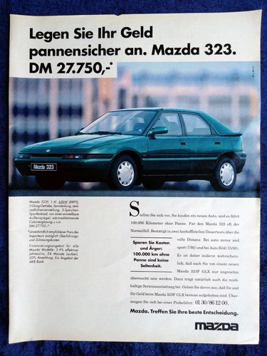 1994 mazda 323 coupe - mazda, f