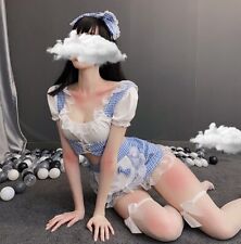 Soft Asia Lady French Maid Party Costume Outfit Lingerie, Cosplay Fancy Dress
