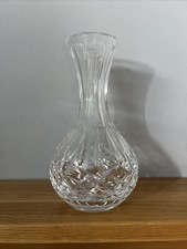 Vintage Waterford Signed Crystal Glass 7.25” Inch Vase Waterford Mark, Undamaged