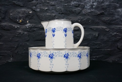 Vintage wash bowl jug - bowl,
