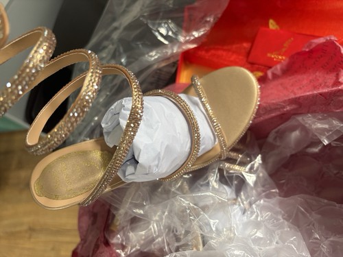 Rene caovilla gold size - gold,