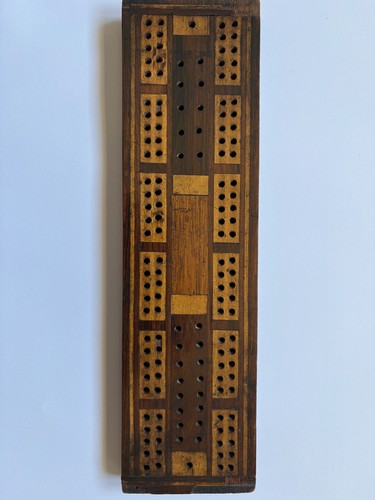 Antique cribbage board made - antique,