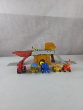 Dinotrux Toy Bundle, Playset Track, Figures Dino Vehicle, Netflix, Mattel, 