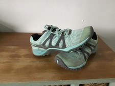 merrell trainers. lovely striking colours of green in perfect condition