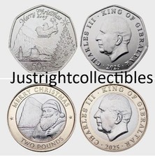 2025 GIBRALTAR CHRISTMAS 50p
