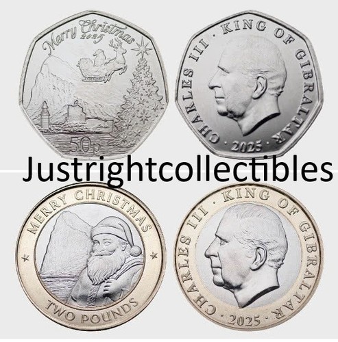 2025 gibraltar christmas 50p - gibraltar,
