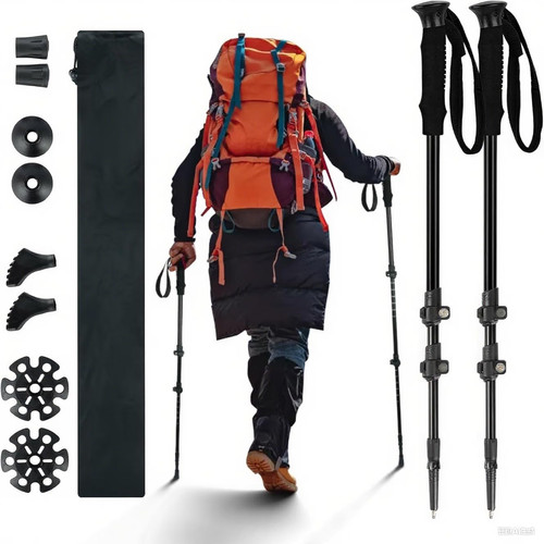 7075 aluminum trekking poles - aluminum,