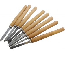 8pc wood lathe chisels set - 8pc,