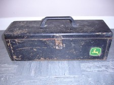 John Deere Tractor Metal Toolbox.