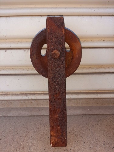 Vintage steel butcher meat - steel,