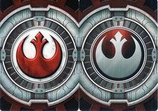 Star Wars X-Wing Miniatures 1st Edition Rebel & Resistance Pilot Cards