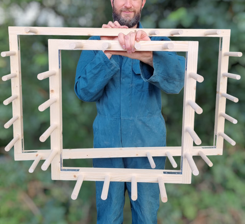 Wooden warping board warp - wooden,