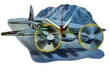 De Havilland Mosquito Plane - Clock - World War II Plane Gift  - TS38C