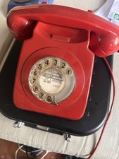 Vintage Old Style Red Telephone Circa 1970/80's