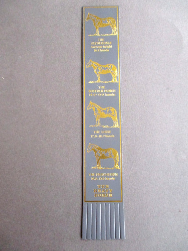 Leather bookmark the heavy - the,