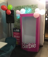 6ft Barbie Box  Themed Party Photo Booth Selfie Box Prop