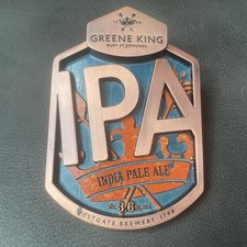 GREENE KING IPA METAL PUMP