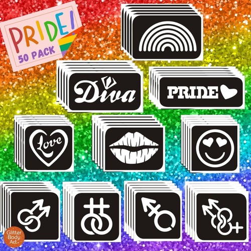 Pride glitter tattoo - pride,