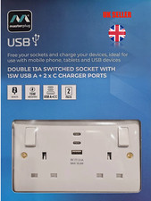 Masterplug Double 13A