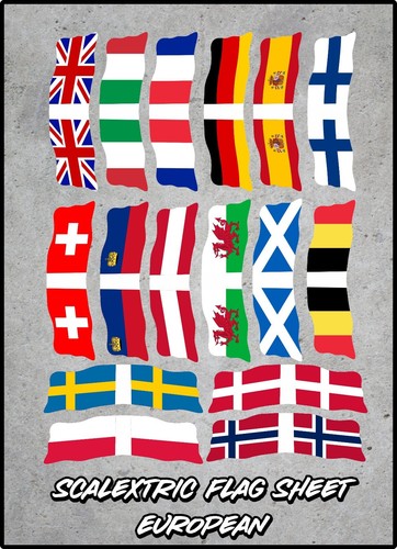 Slot car scalextric flag - slot,