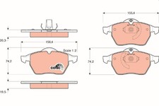 GDB1271 BRAKE PAD SET, DISC