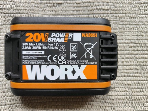 Worx wa3551 20v - 20v, 2.0ah