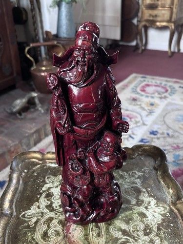 Large chinese resin - chinese, god
