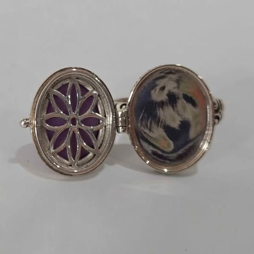 Phosphosiderite poison ring - phosphosiderite,