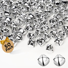 Silver Jingle Bells For Crafts
