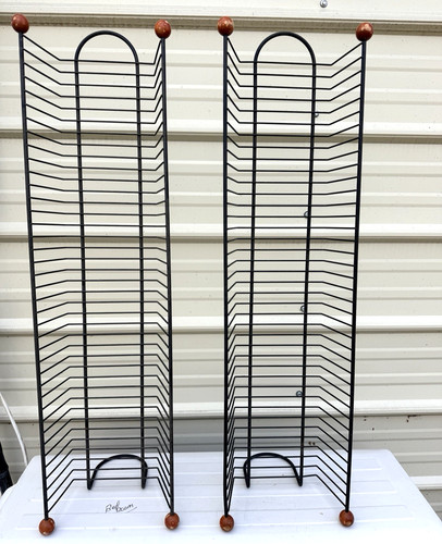 Vintage dvd rack tower video - vintage,