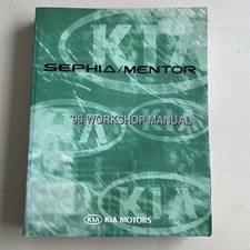 Kia Sephia / Mentor '96 Workshop Manual 1996 Kia Motors Paper Book Copy