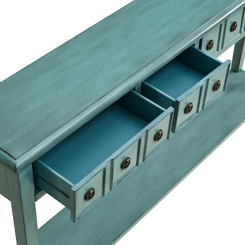 Sadie teal long console - sadie,