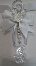 *new*white bling unisex clear