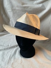 AUTHENTIC VINTAGE SNAP / DOWN BRIM PANAMA TRILBY HAT