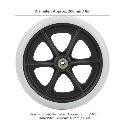 Rubber wheelchair wheels - rubber,