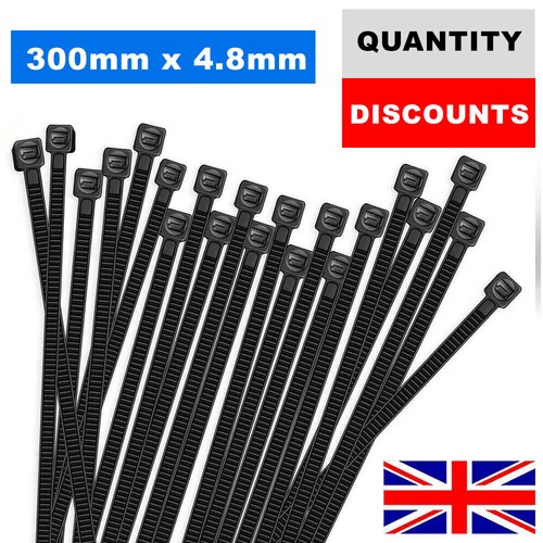 300mm 8mm cable ties nylon - 300mm,