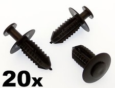 20x Plastic Push Fit Rivets-