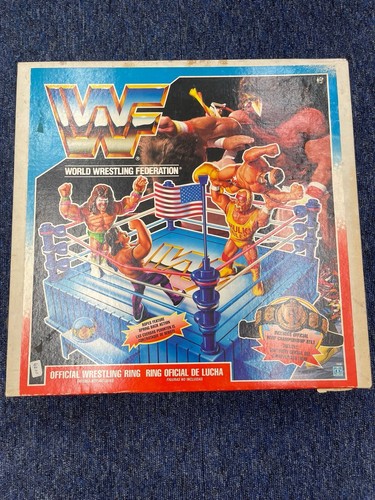 Wwf hasbro wrestling ring 1991 - hasbro,